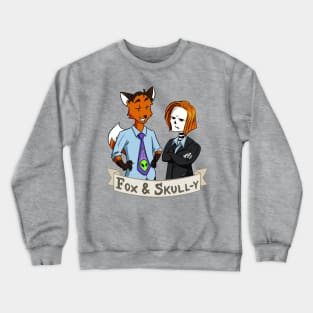 Fox and Skull-y Crewneck Sweatshirt